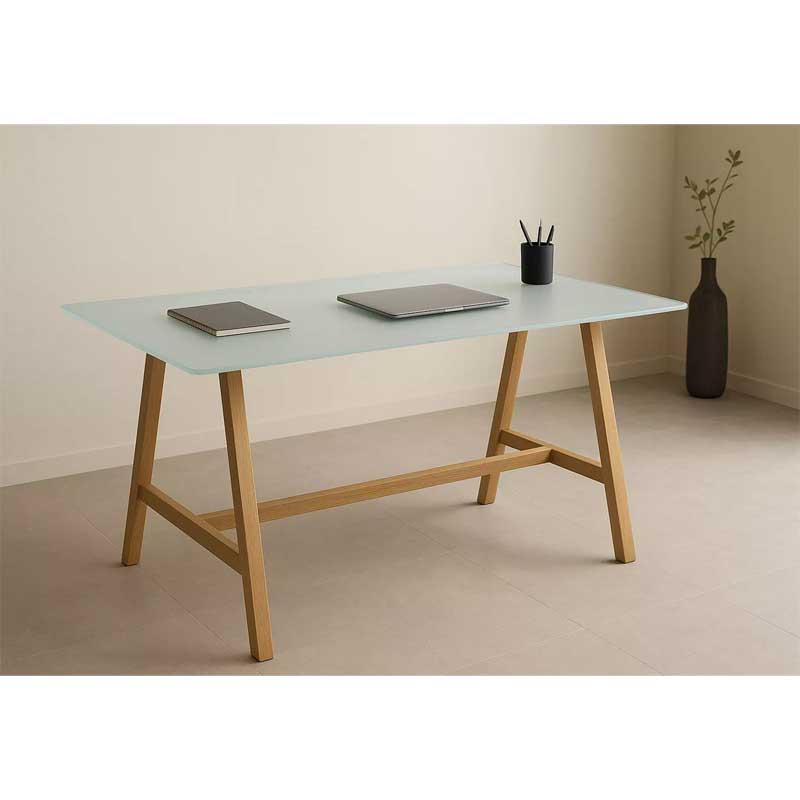 Plateau de bureau en verre