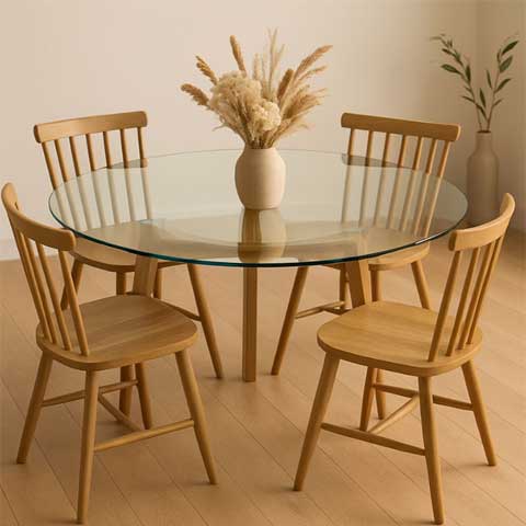 Découpe verre rond ou ovale